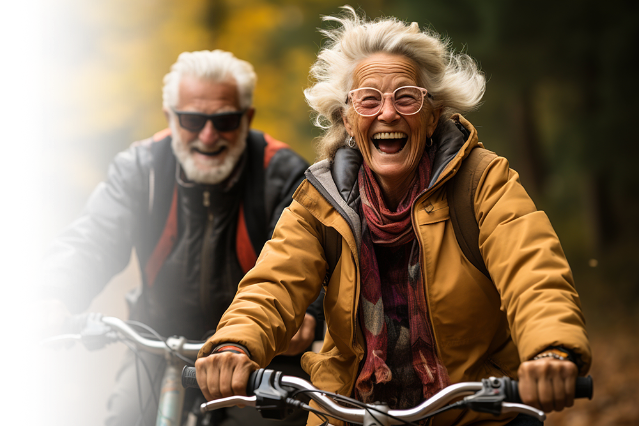 biking